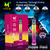 High - Tech Vape Pen: 4 - Level Battery Indicator, RGB Lights, 1 - 8W Adjustable, 380mAh, Metallic Design