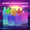 2024 New Disposable Gradient Colorful Vape Type-c Rechargeable 11ml Capacity Top Filling