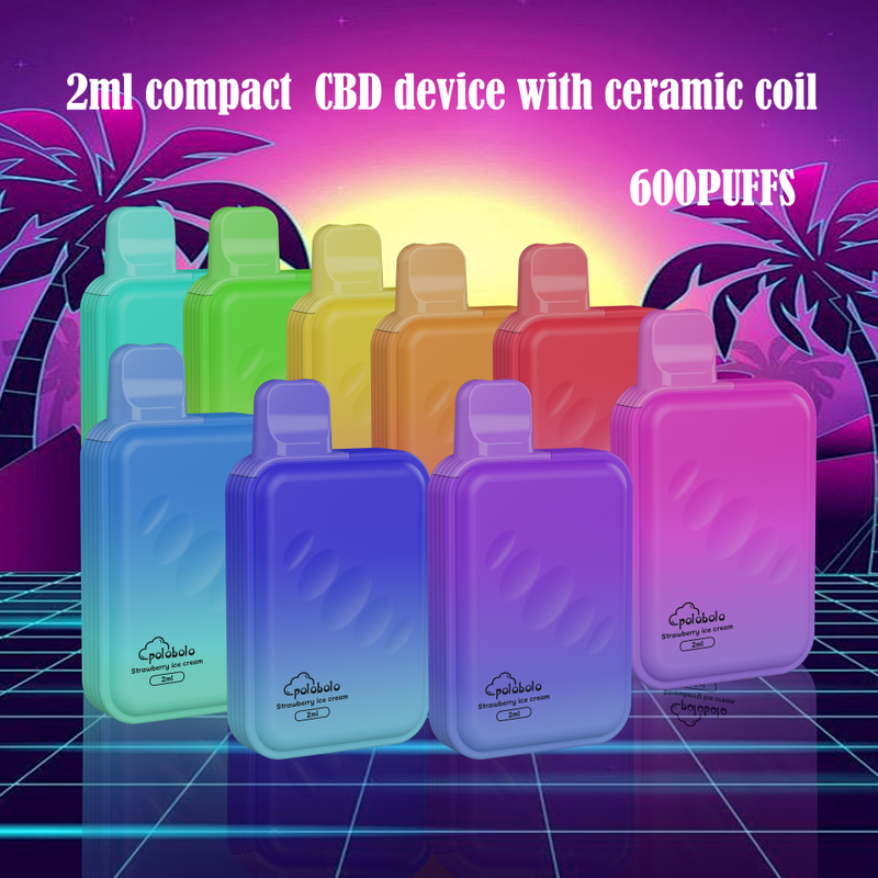 2024 New Disposable Gradient Colorful Vape Type-c Rechargeable 11ml Capacity Top Filling