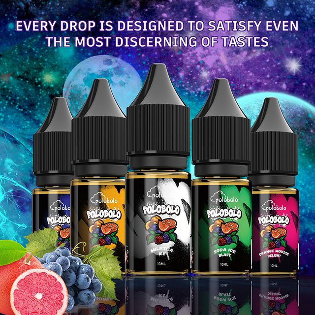 Polobolo Factory Direct Sale Wholesale Vape Juice Flavors E Liquid E Juice Flavors 10mg 30mg Nicotine Salt Juice