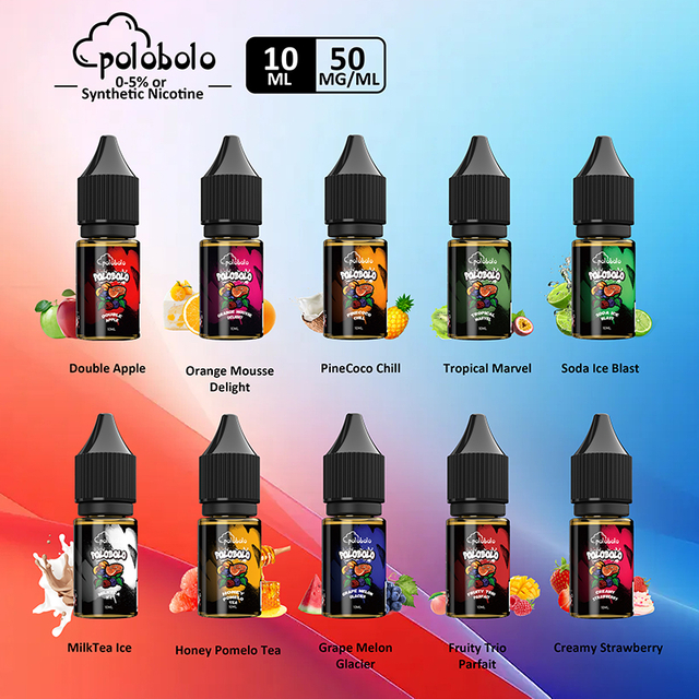 Fruity Taste Vaper E Liquid 10ml 30ml Vaping Vape Liquid Fruit Flavors 20mg 50mg Nicotine Salt E-Juice Juice Sweet Berry Vape Flavor