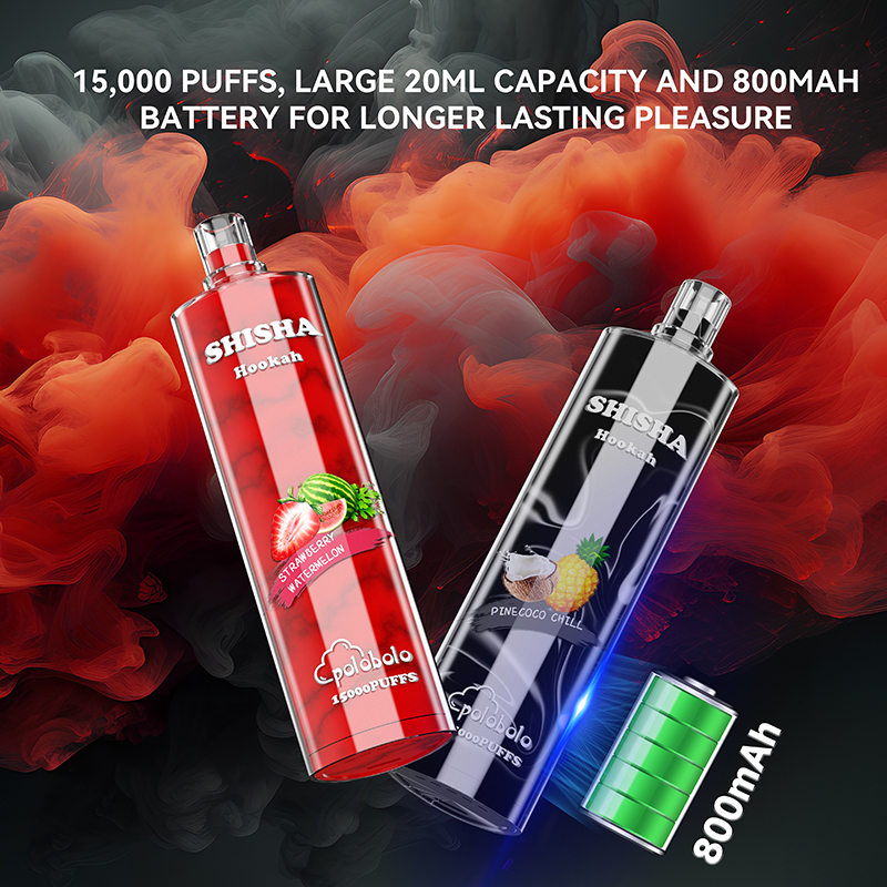 Free Sample 15000 Puffs 20ml Disposable Shisha Hookah Vape Wholesale Vape Pen Wholesale Vape Vaporizers Wholesale Vape Vaper Vapers E Vape Cheap Vape